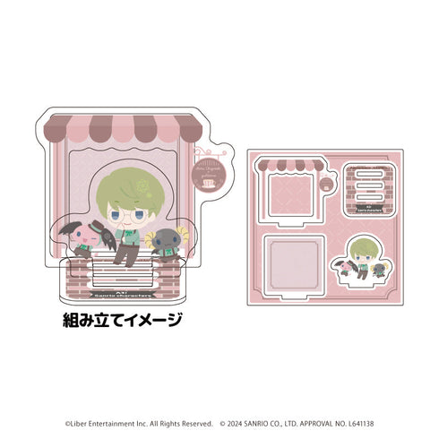 『A3!×Sanrio characters』アクリルスタンドプレート06/卯木 千景×ルロロマニック(ミニキャライラスト)